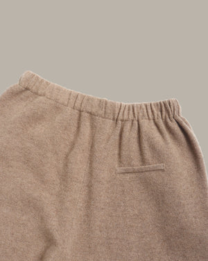 羊绒阔腿针织裤