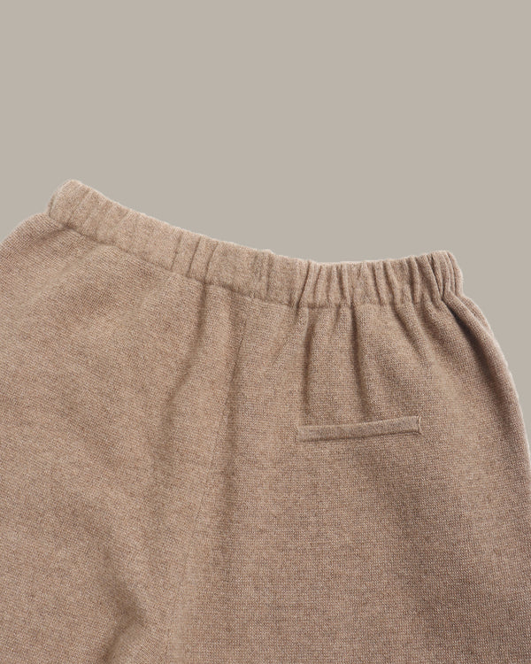 羊绒阔腿针织裤