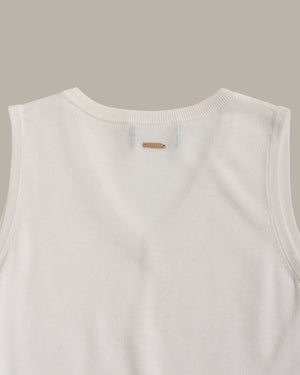 V-Neck Knit Tank Top