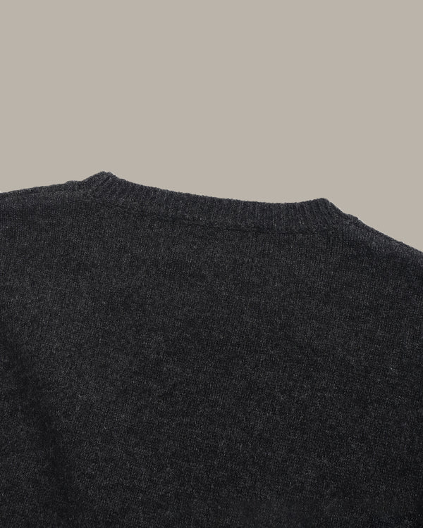 Heart Patch Wool Jumper