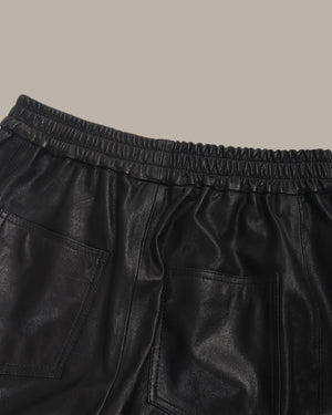 Leg-Slimming Leather Pants