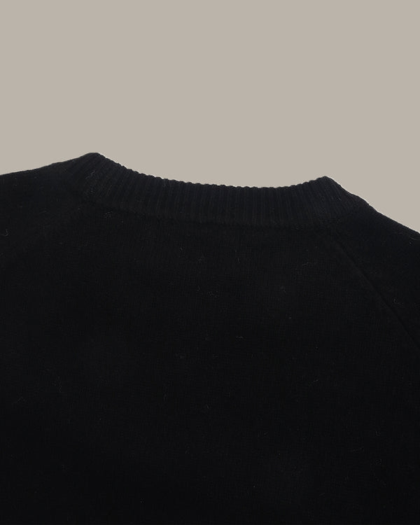 Heart Patch Wool Jumper