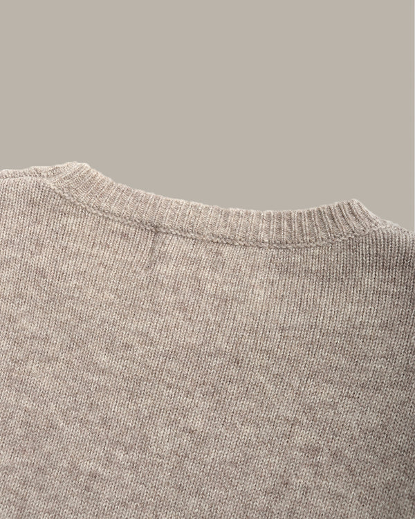 Heart Patch Wool Jumper