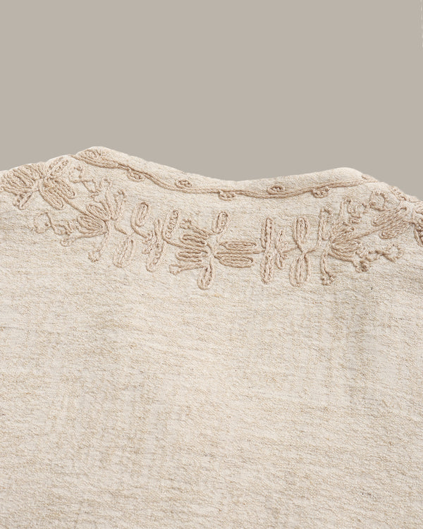 Embroidery Linen Vest