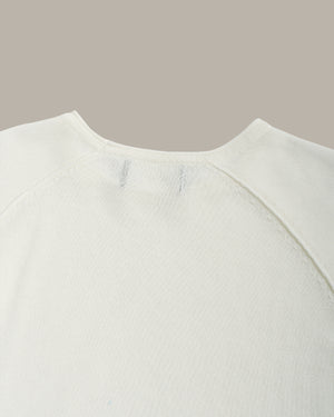 裝飾縫線插肩毛衣