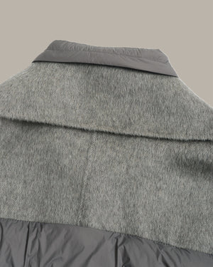 Wool-Blend Down Jacket