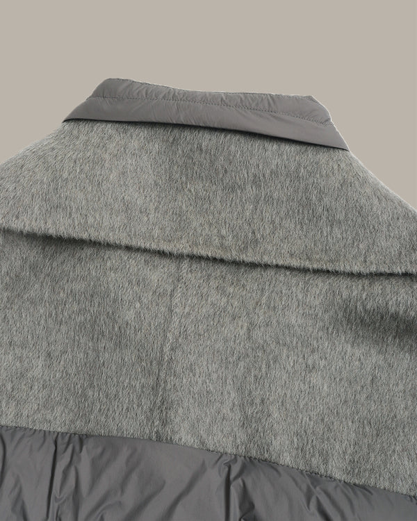 Wool-Blend Down Jacket