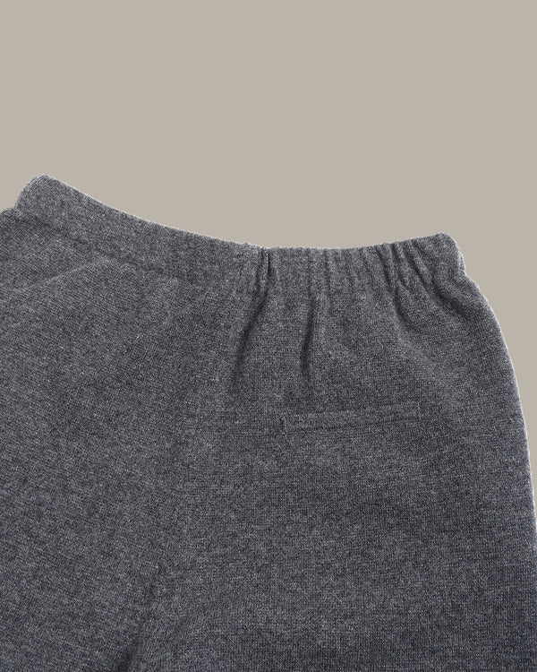 羊绒阔腿针织裤