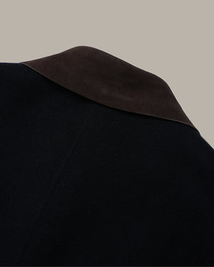 Black Prada bag with visible logo on a white background