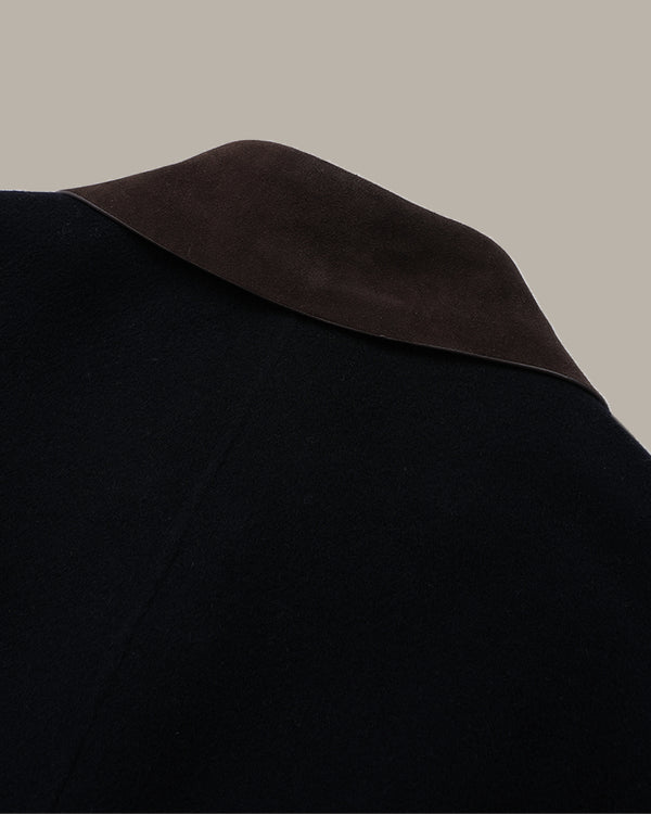Black Prada bag with visible logo on a white background