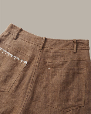 Stitch Details Linen Short