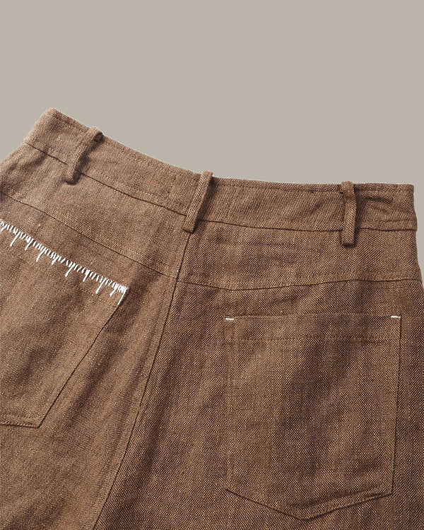 Stitch Details Linen Short