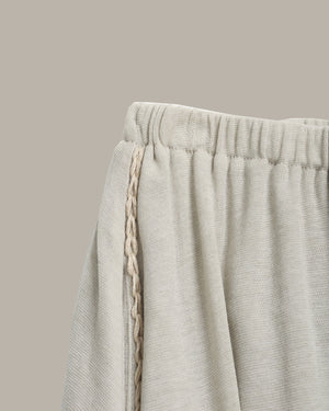 Chain Embroidered Midi Skirt