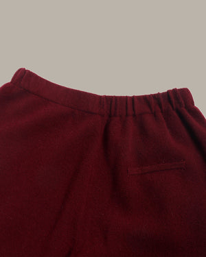 羊绒阔腿针织裤