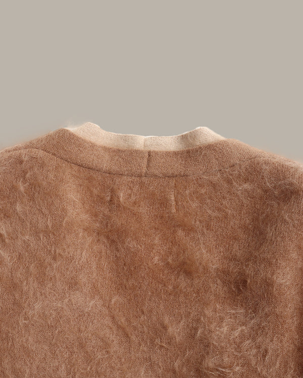 Faux Two-Piece Cardigan