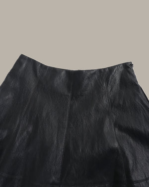 Faux Leather Skirt