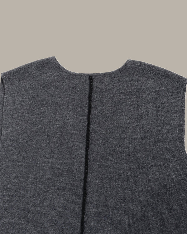 羊绒V领背心