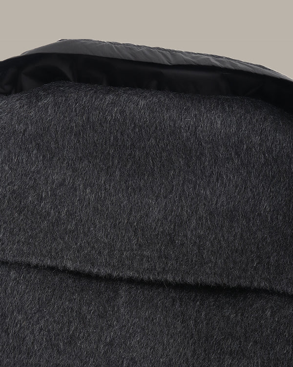 Wool-Blend Down Jacket