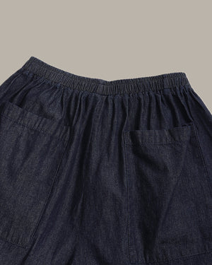 [E] Elastic-Waist Shorts