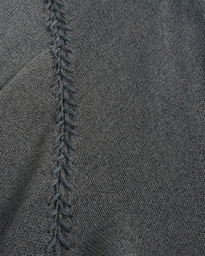 裝飾縫線插肩毛衣