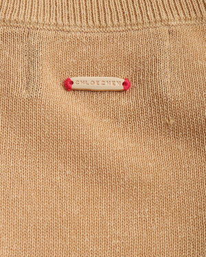 V-Neck Knit Tank Top