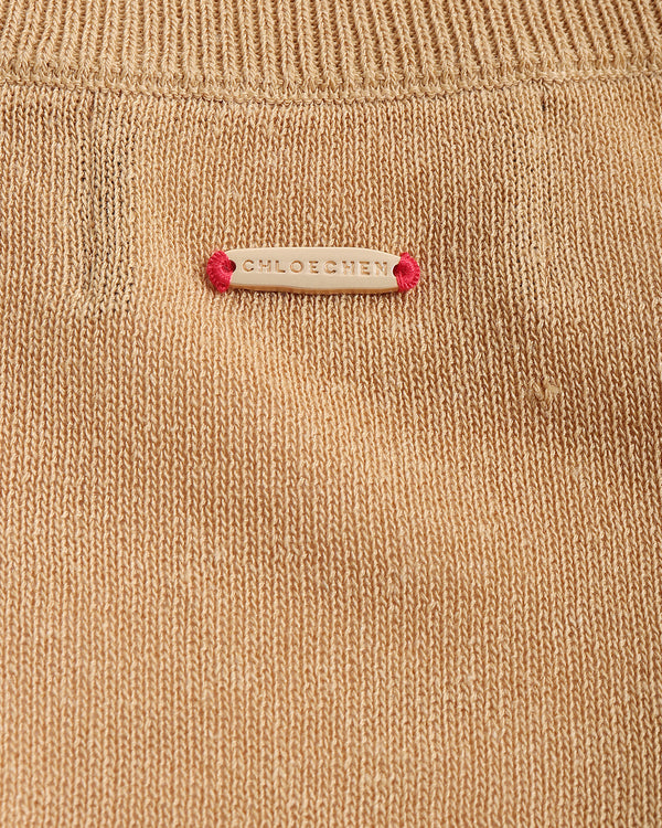 V-Neck Knit Tank Top