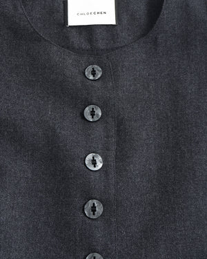 Wool Button-Up Vest
