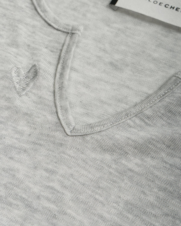 V Neck Long Sleeve Top