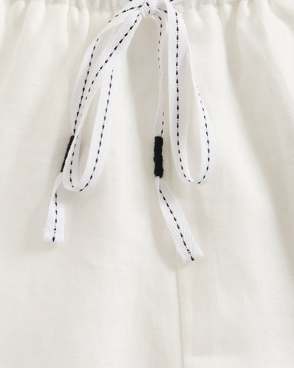 Drawstring Linen Shorts