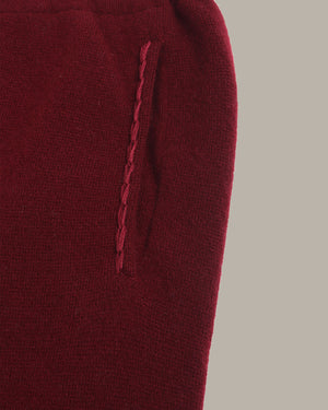 羊绒阔腿针织裤