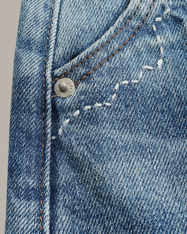 [E] Ripped Denim Shorts