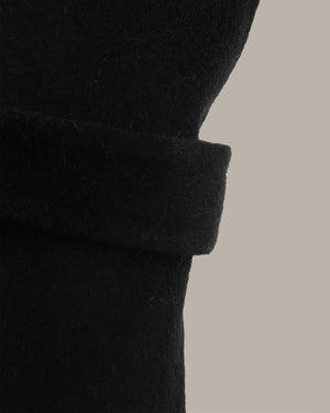 Long Wool Coat With Belt