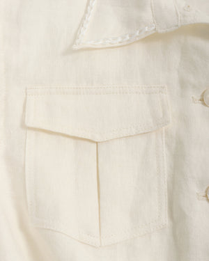 Belted Utility Crop Jacket