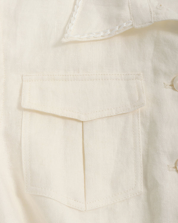 Belted Utility Crop Jacket