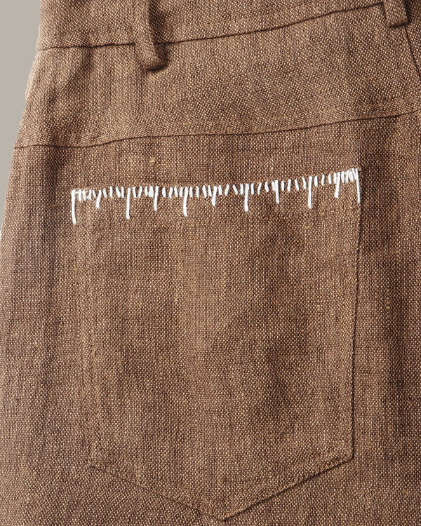 Stitch Details Linen Short