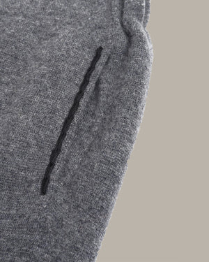 羊绒阔腿针织裤