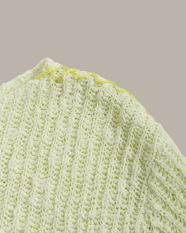 Stitch Accent Knit Sweater