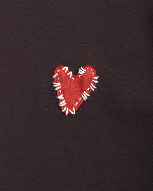 Heart-Embroidered Everyday Tee