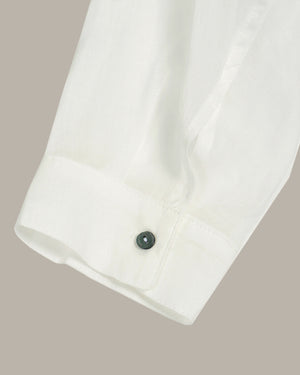 close up of a cuff with button