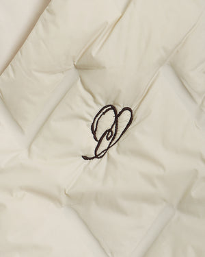 Heart Embroidered Puffer Vest