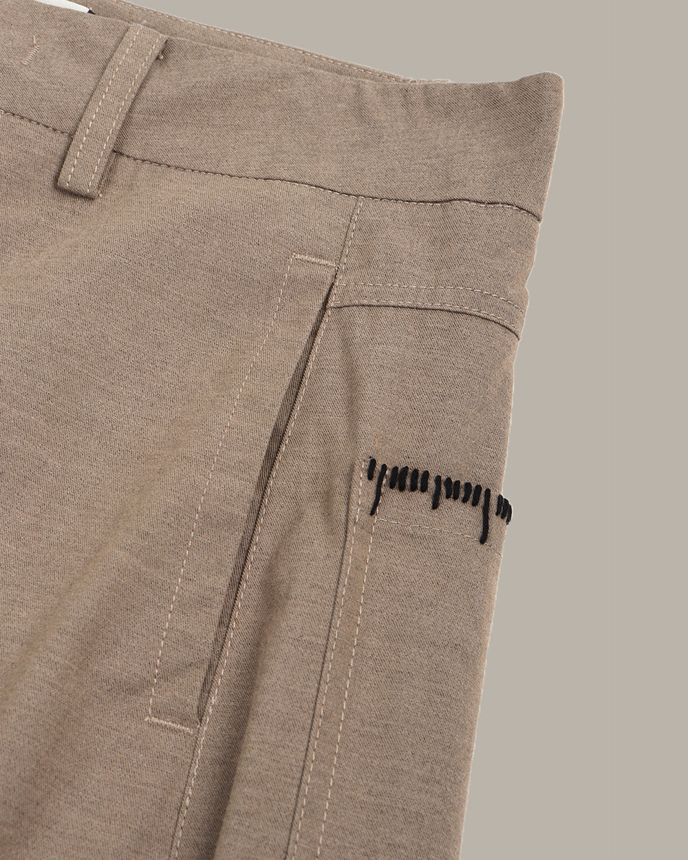 Hand-Stitched Long Pants
