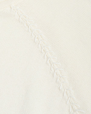 裝飾縫線插肩毛衣