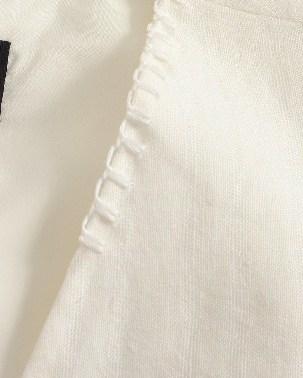 Stitched Detail Linen Vest