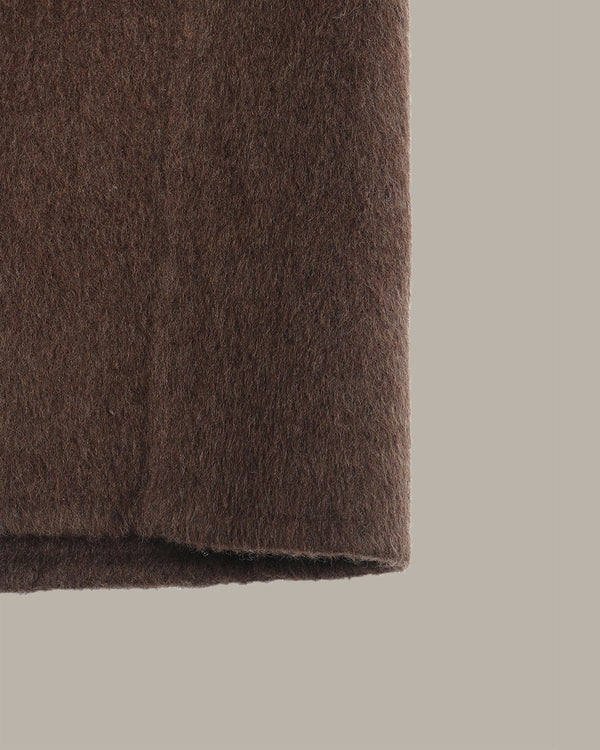 Two-Piece Zip-Up Hooded Overcoat