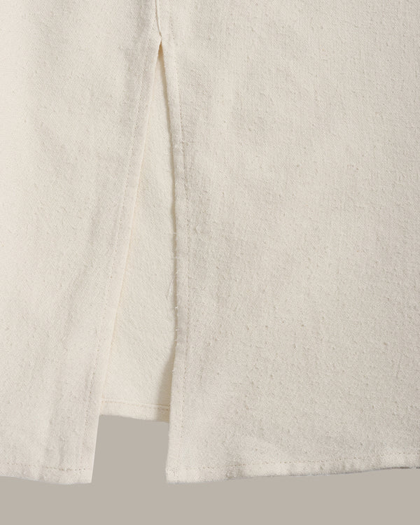 縫線細節圍裹式半身裙