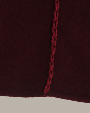 Long Wool Overcoat With Belt