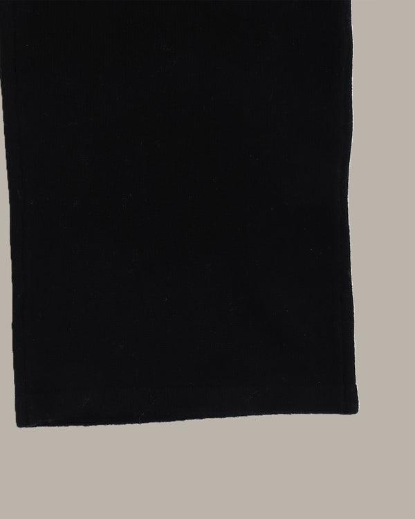 羊毛阔腿针织裤