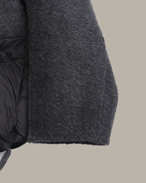 Wool-Blend Down Jacket