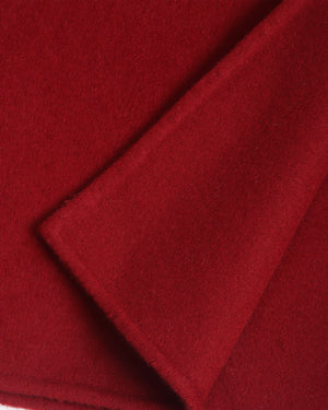 Long Wool Coat With Belt