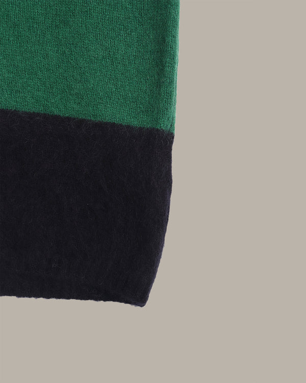 Wool Striped Round Neck Jumper